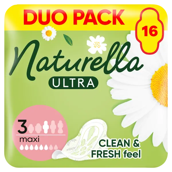 Гигиенические прокладки, 16 шт./1 упаковка. Naturella Ultra maxi camomile — фото 2