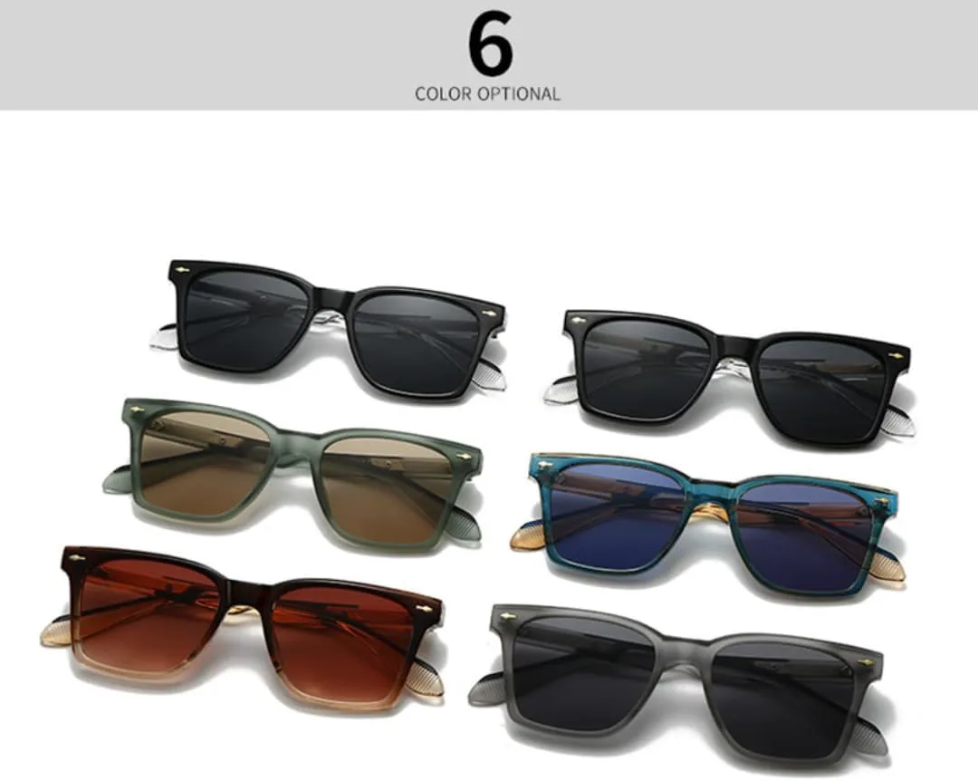 

Винтажные солнцезащитные очки для женщин и мужчин, популярные роскошные очки в стиле панк с заклепками, градиентные очки для активного отдыха HHZZYVY, Gray Black