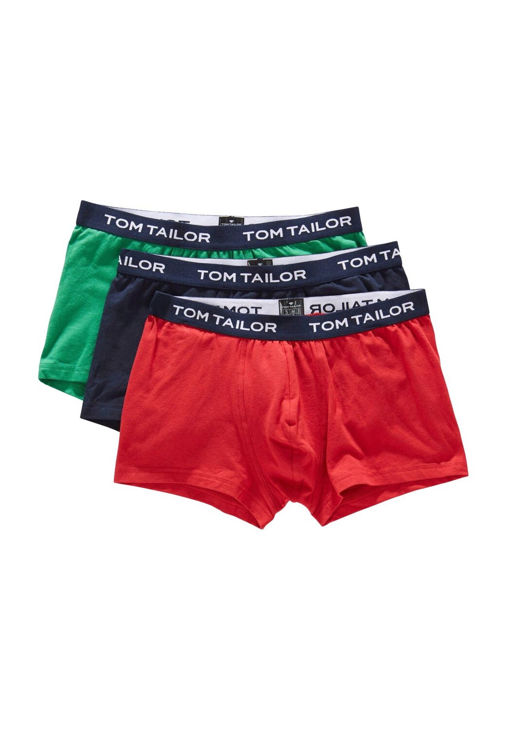 

Брюки, 3 шт, пояс с логотипом, мужские TOM TAILOR, цвет 2292 Red/blue/green
