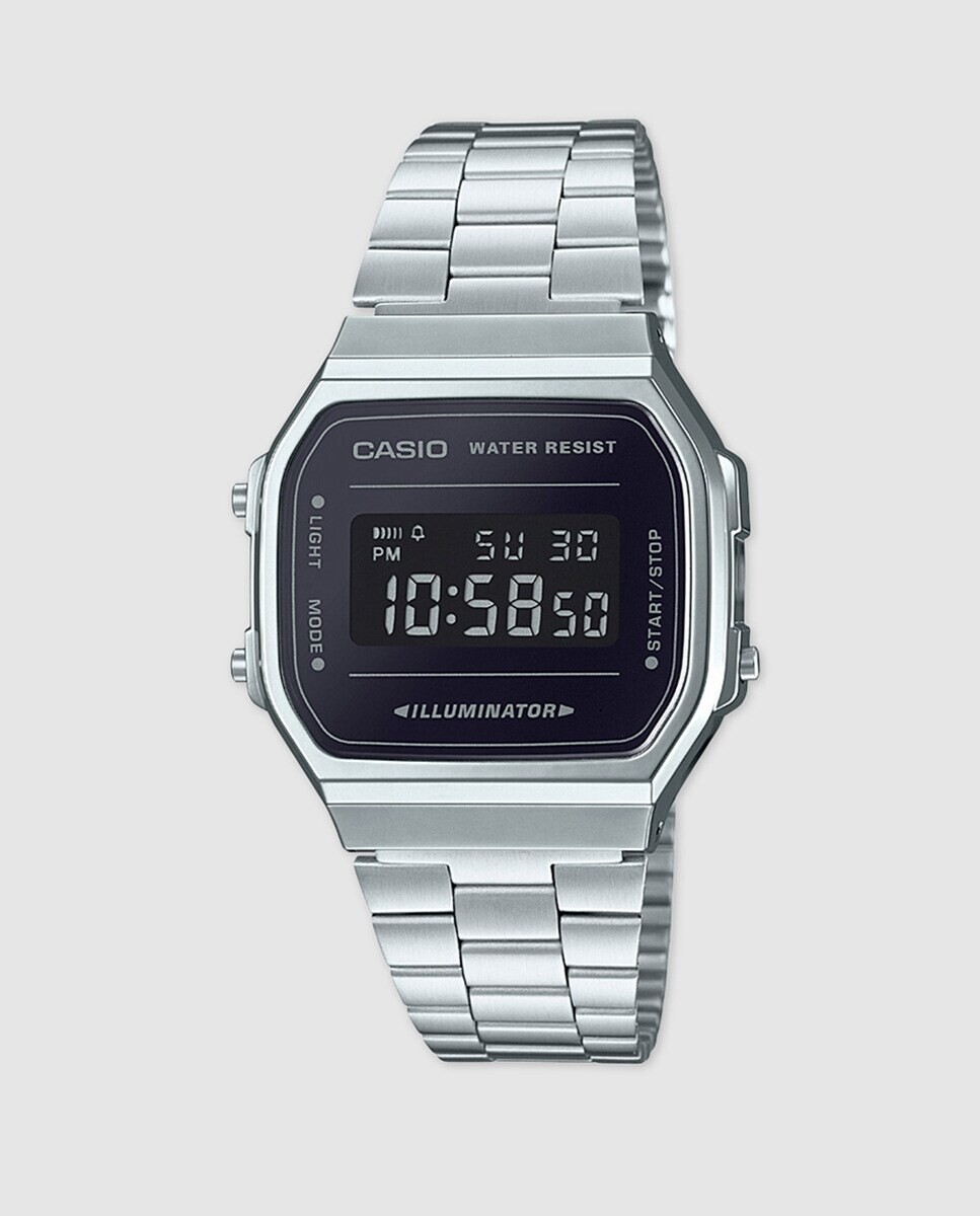 

Casio Collection A168WEM-1EF Женские часы из стали с зеркальным циферблатом Casio, серебро