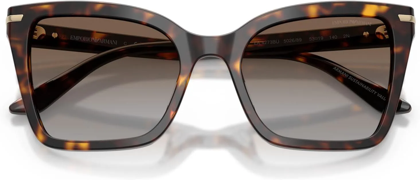 

Женские солнцезащитные очки Emporio Armani EA4273BU, квадратная форма, блестящий градиент коричневый цвет «Гавана/Серый», 53 мм, Shiny Havana/Grey Gradient Brown