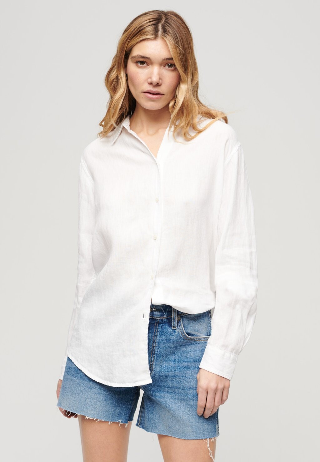 

Блузка-рубашка CASUAL BOYFRIEND Superdry, цвет optic