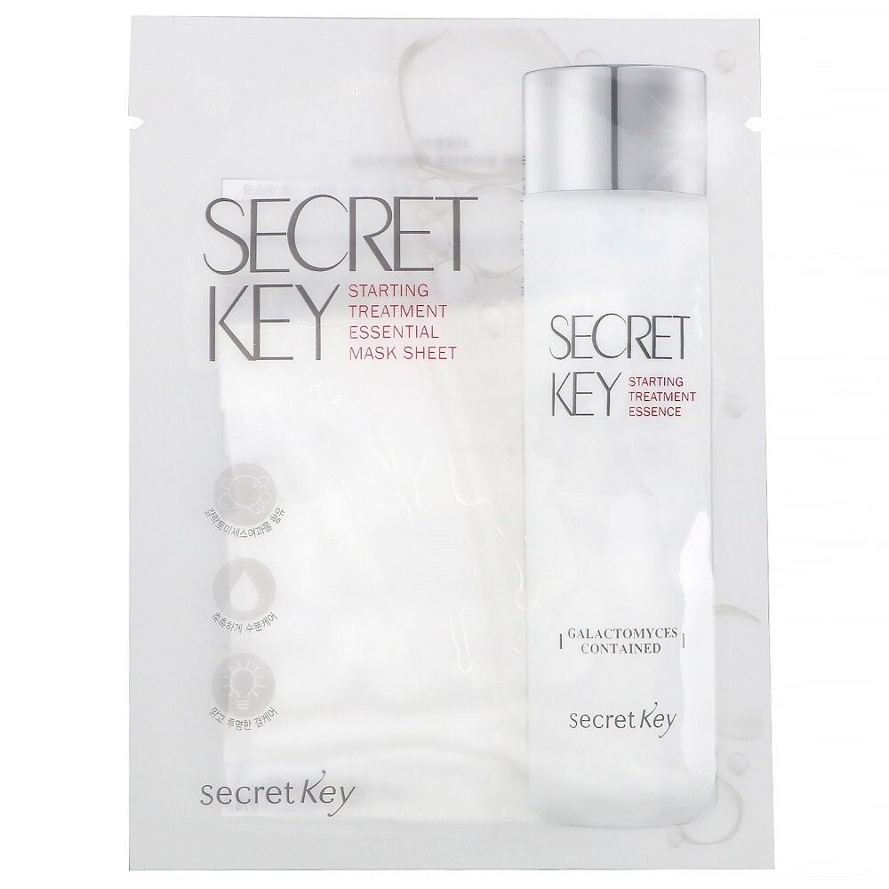 

Secret Key, Starter Treatment Essential, увлажняющая тканевая маска, 30 г