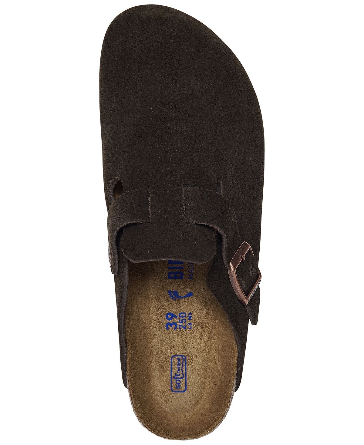 Женские замшевые кожаные сабо Boston с мягкой стелькой от Finish Line Birkenstock — фото 4