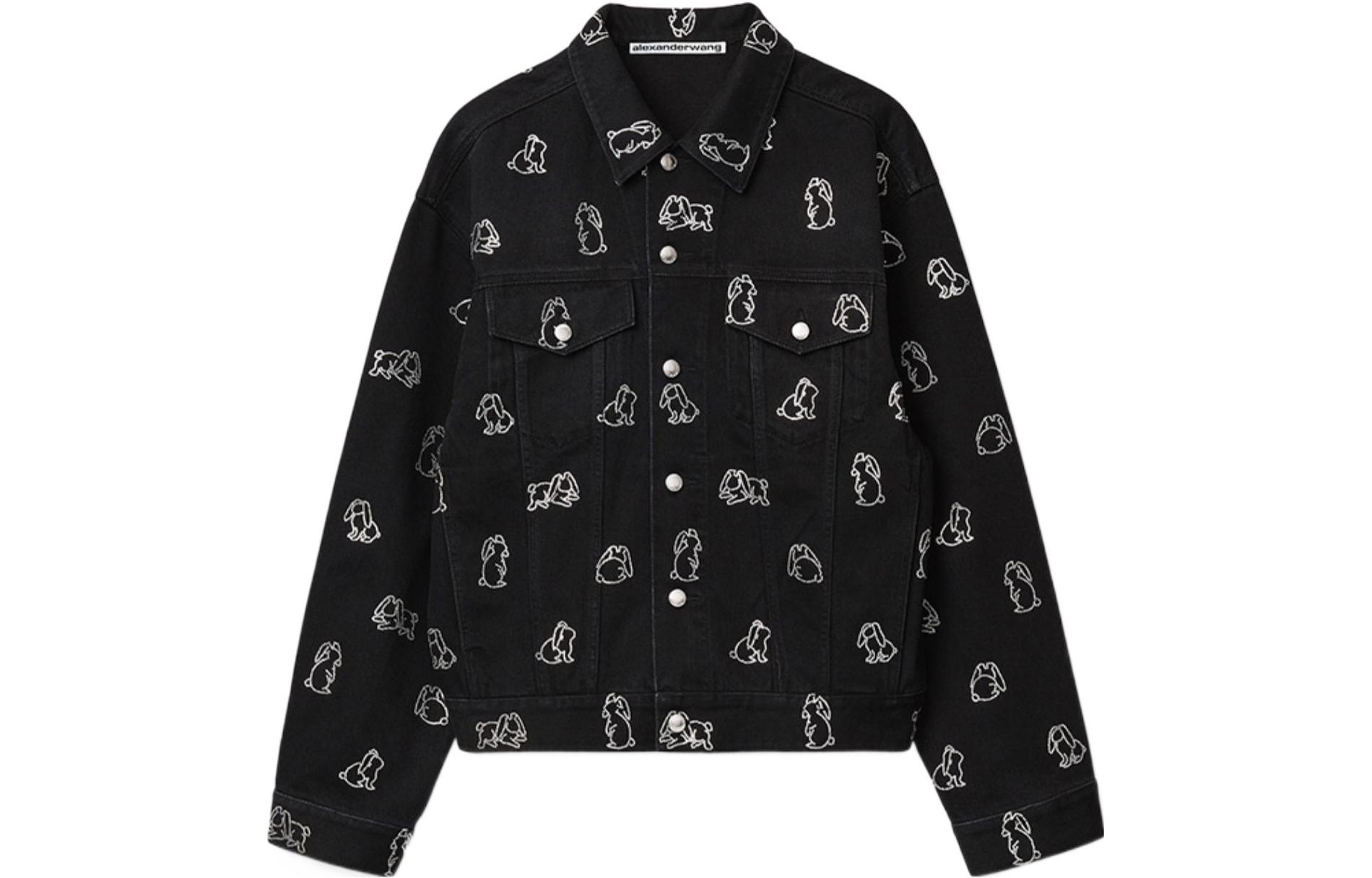 

Alexander Wang Куртка джинсовая унисекс черная, Black