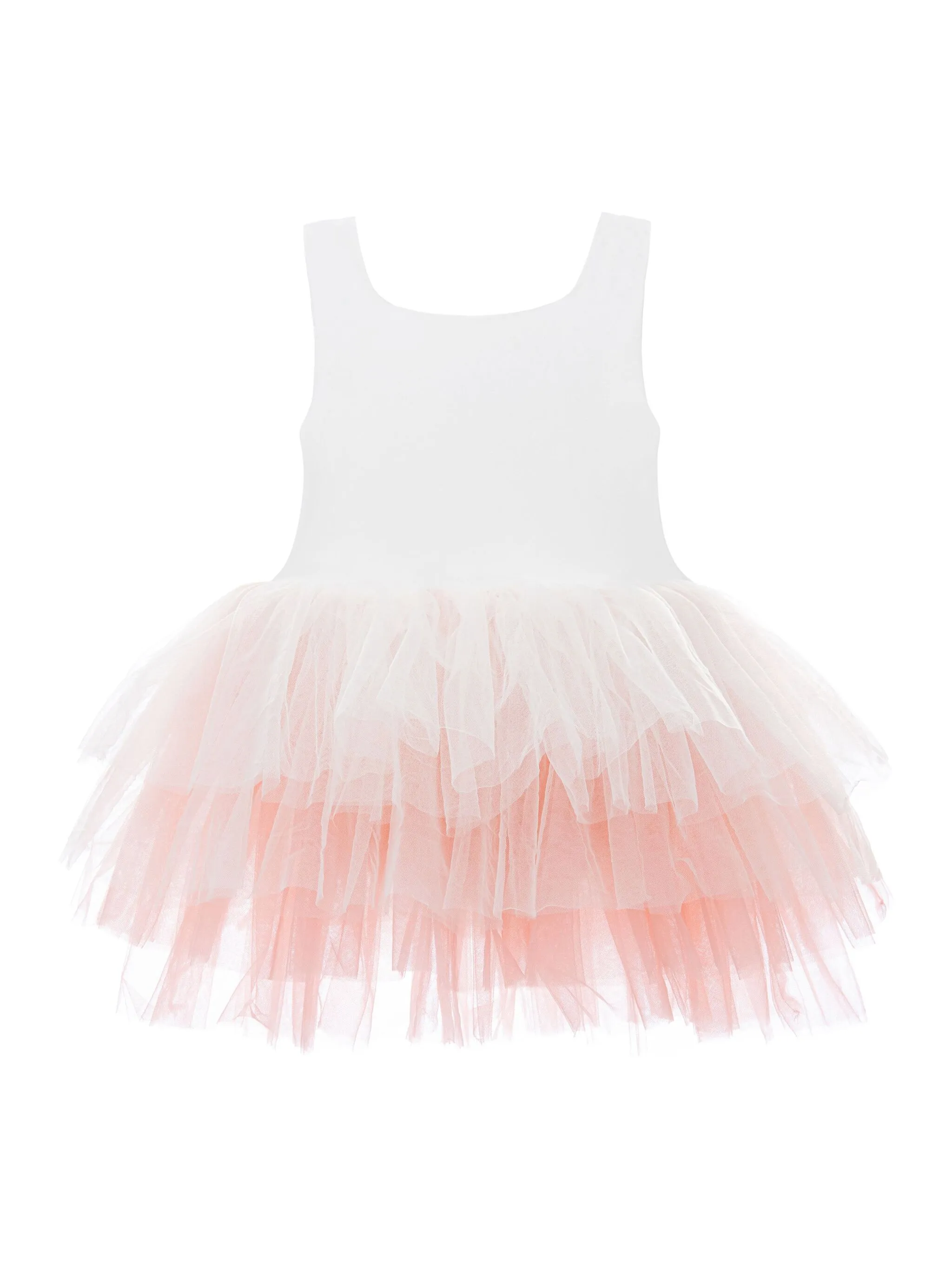 Пышное платье Emma с квадратным вырезом Mimi Tutu, белый