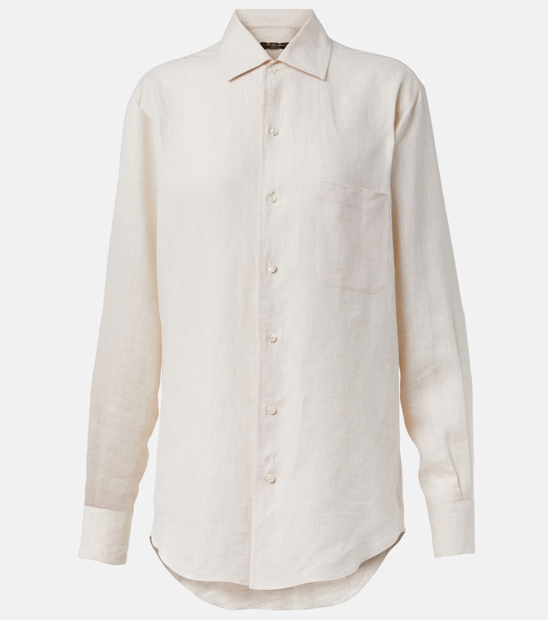 

Андре льняная рубашка Loro Piana, Light Beach