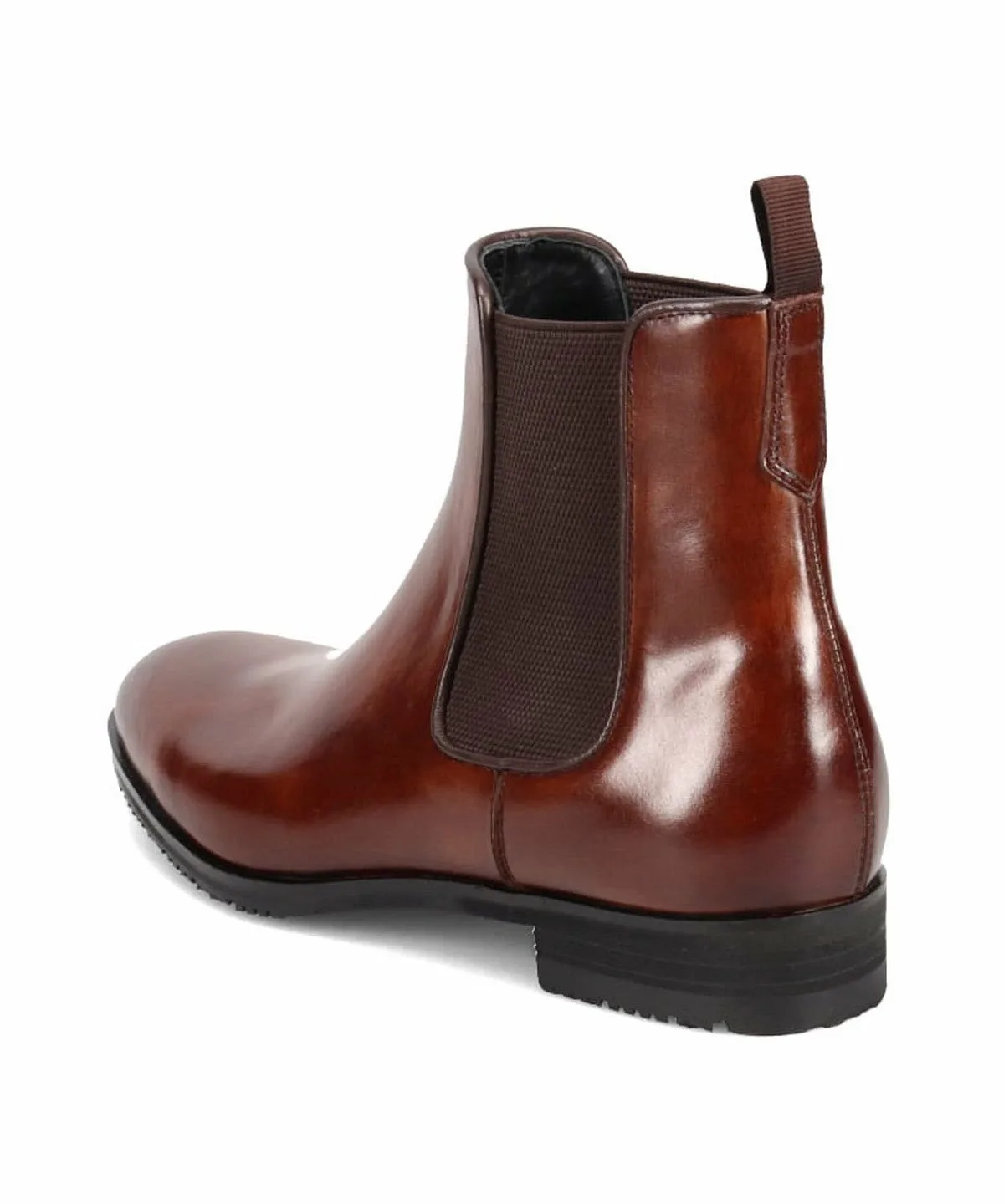 Туфли с боковой вставкой из искусственной кожи. Madras, Dark Brown — фото 3