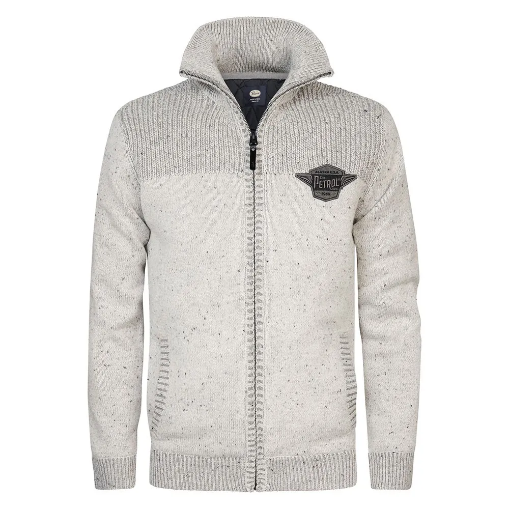 

Свитер Petrol Industries M-3040-KWC283 full zip, серый