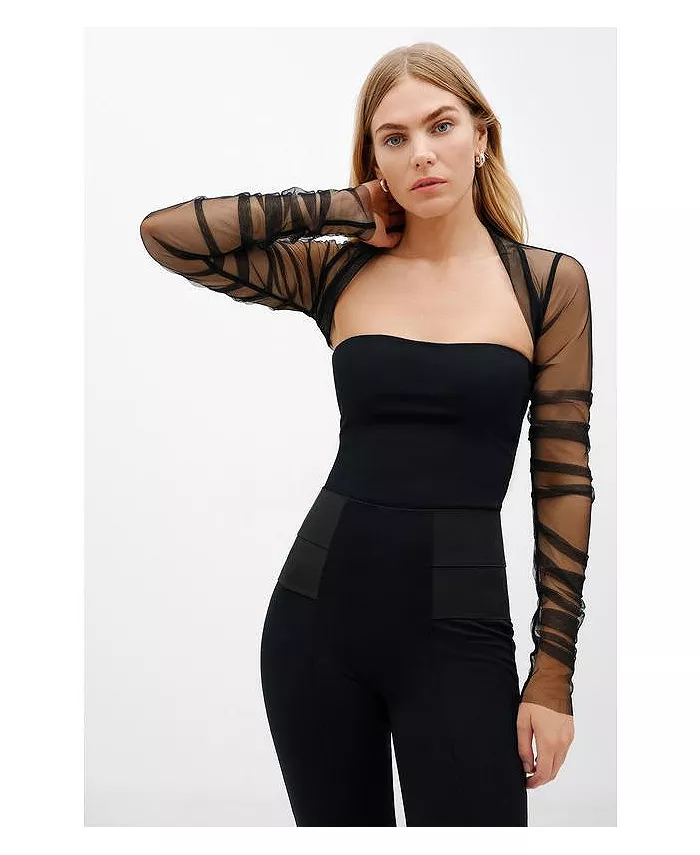 

Женский кардиган-болеро Madison Marcella, черный