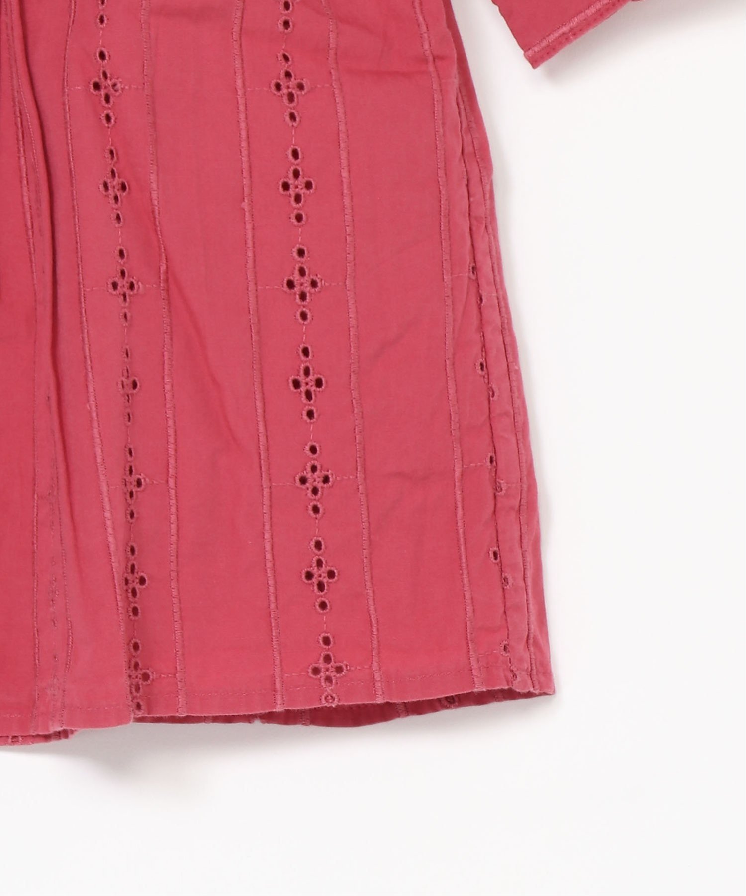 Платье с вышивкой Tommy Hilfiger Hilfiger с длинными рукавами Tommy Hilfiger, pink — фото 4