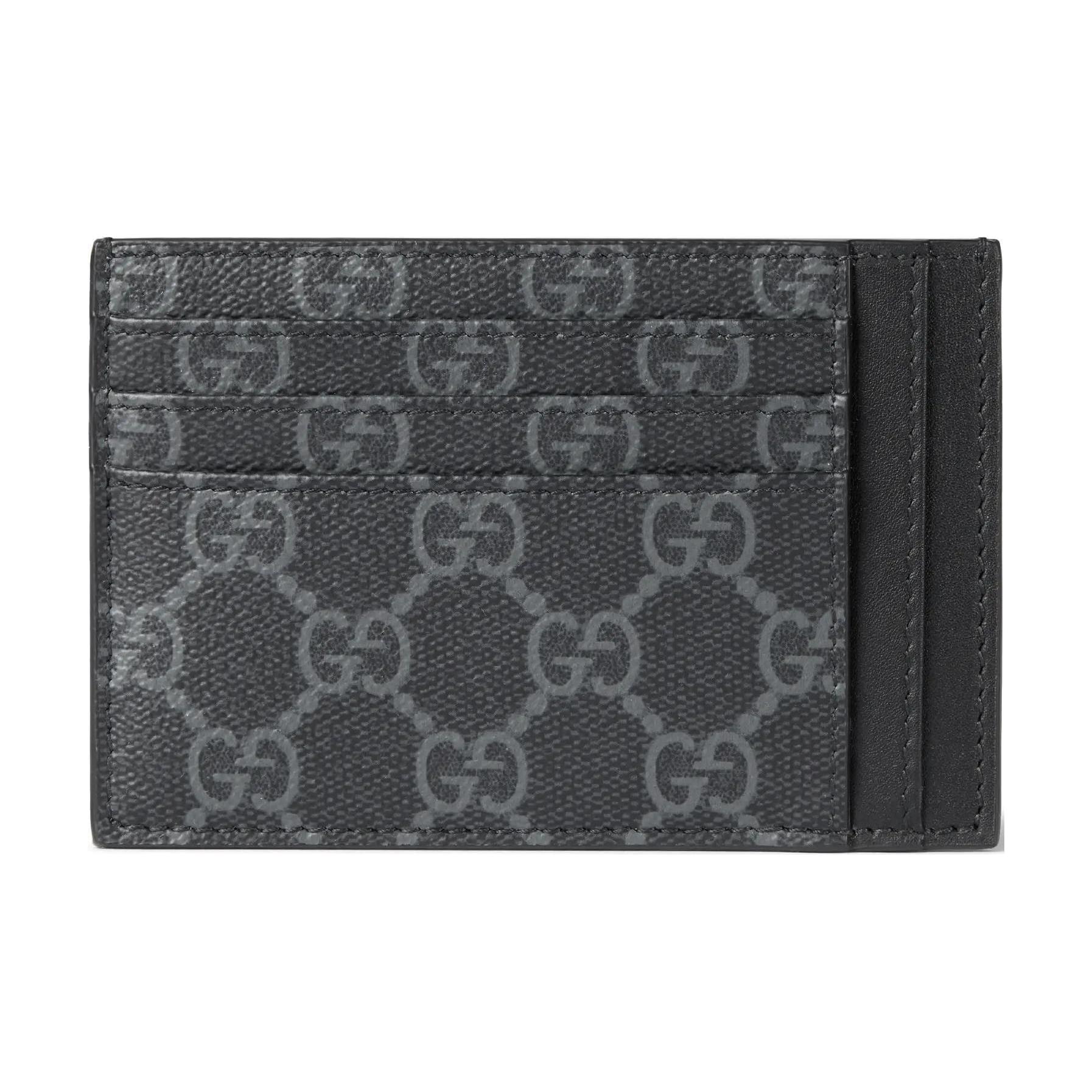 

GUCCI Тканевый картхолдер GG Emblem унисекс черный