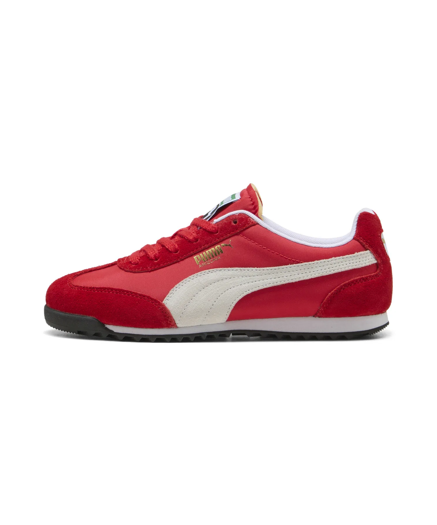 Унисекс кроссовки PUMA Arizona из нейлона серебристо-золотые — фото 3