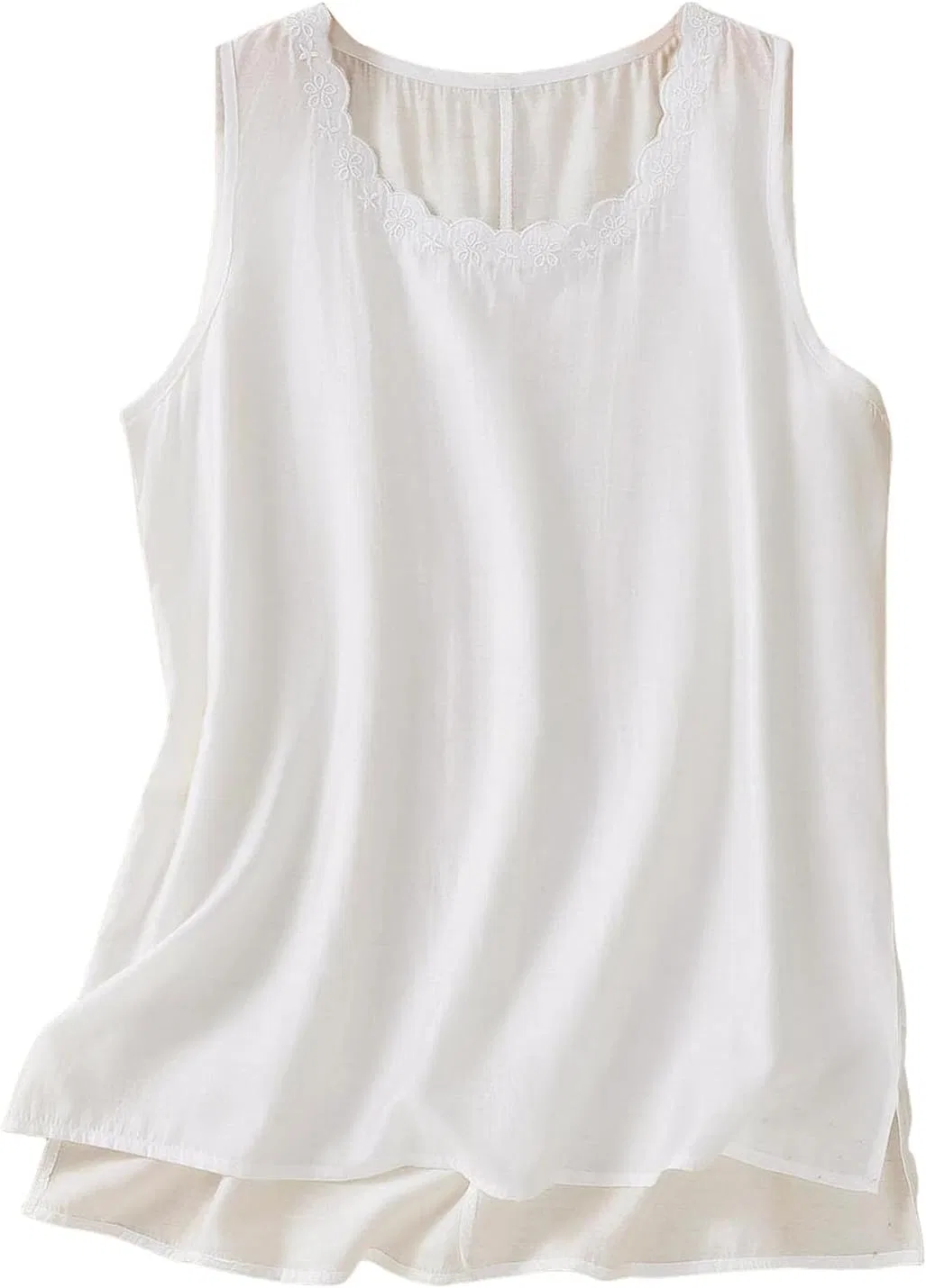 Топ-майка, женская, Artistic Cotton, Linen, белый