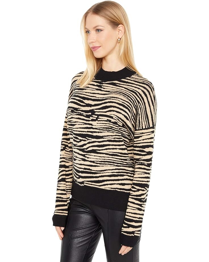 

Свитер WAYF Vincent Intarsia Sweater, цвет Beige Zebra