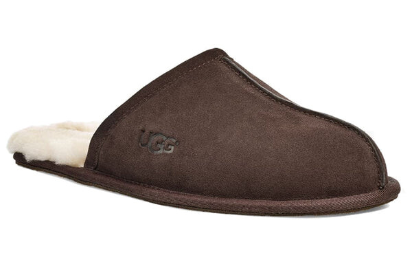 Модные сандалии, тапочки, подкладка из флиса, коричневые Ugg, коричневый — фото 4