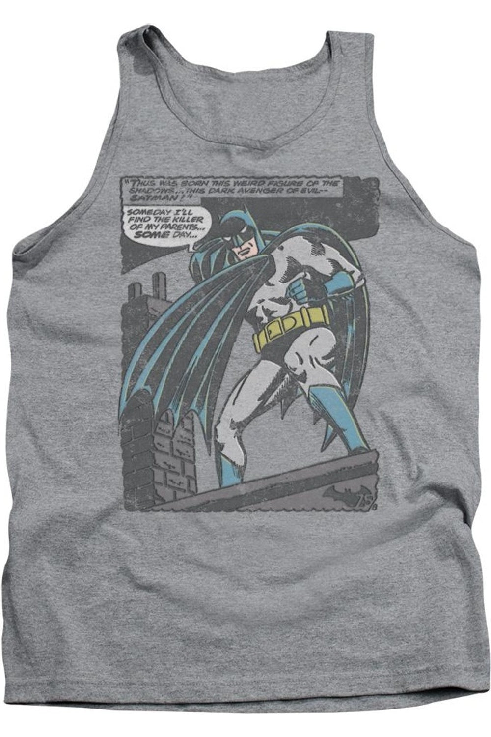 

Бэтмен Bat Origins Взрослый Майка Gildan, цвет athletic heather