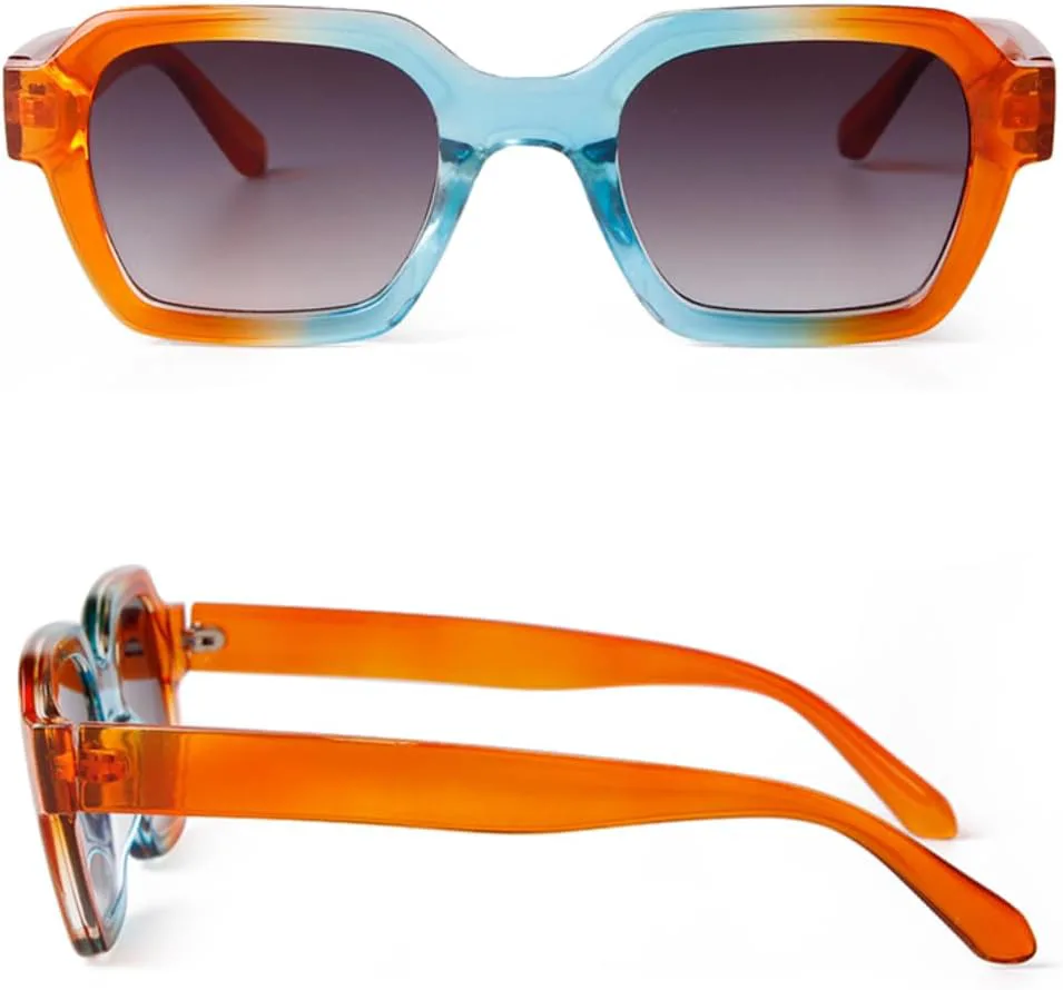 

Солнцезащитные очки с защитой UV400 | Маленькая оправа, линзы конфетного цвета | Для женщин и мужчин, для занятий спортом на открытом воздухе и вождения DSVIGF, 02