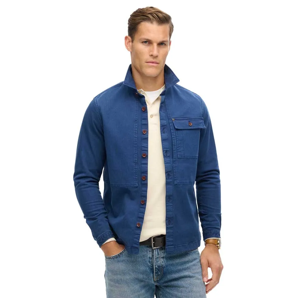

Верхняя рубашка Superdry Merchant Utility, синий