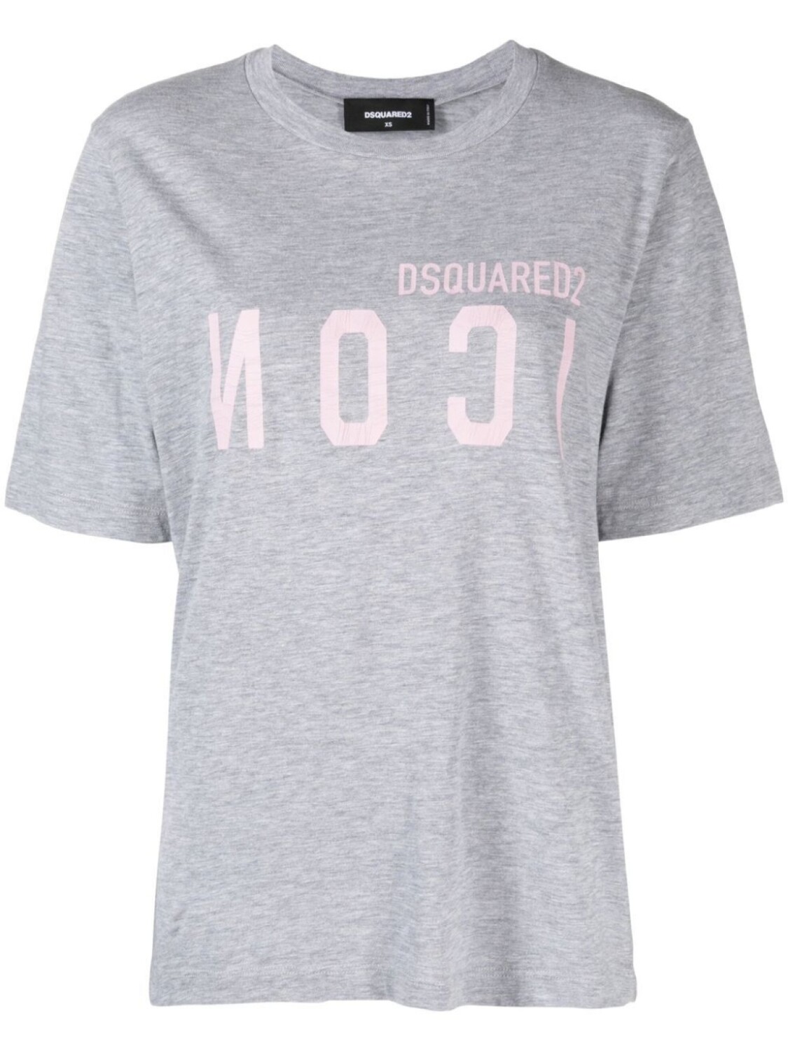 

DSQUARED2 футболка Icon с принтом, серый