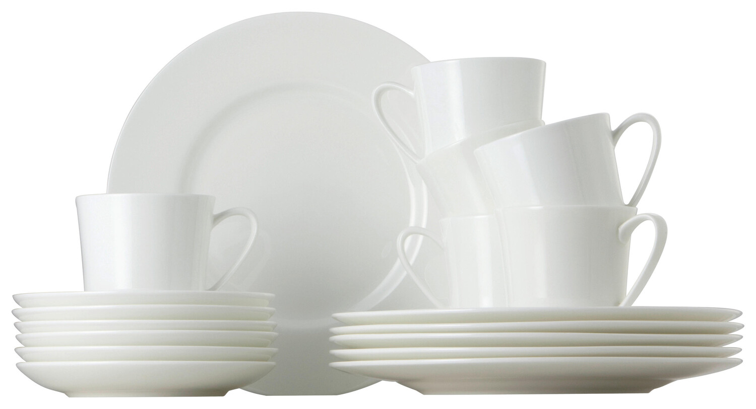 

Кофейный сервиз jade white 18 шт Rosenthal, белый
