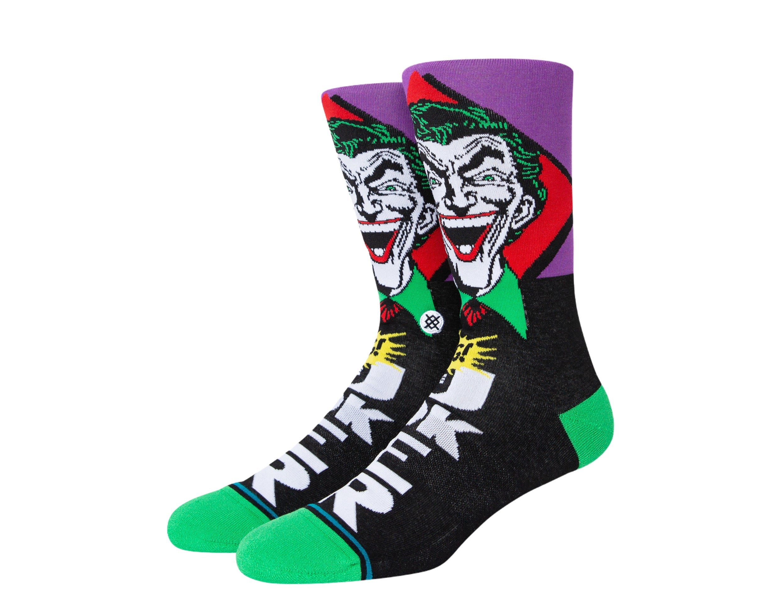 

Носки Stance x Joker Comic Crew черные/фиолетовые/зеленые A545D22JOK-BLK