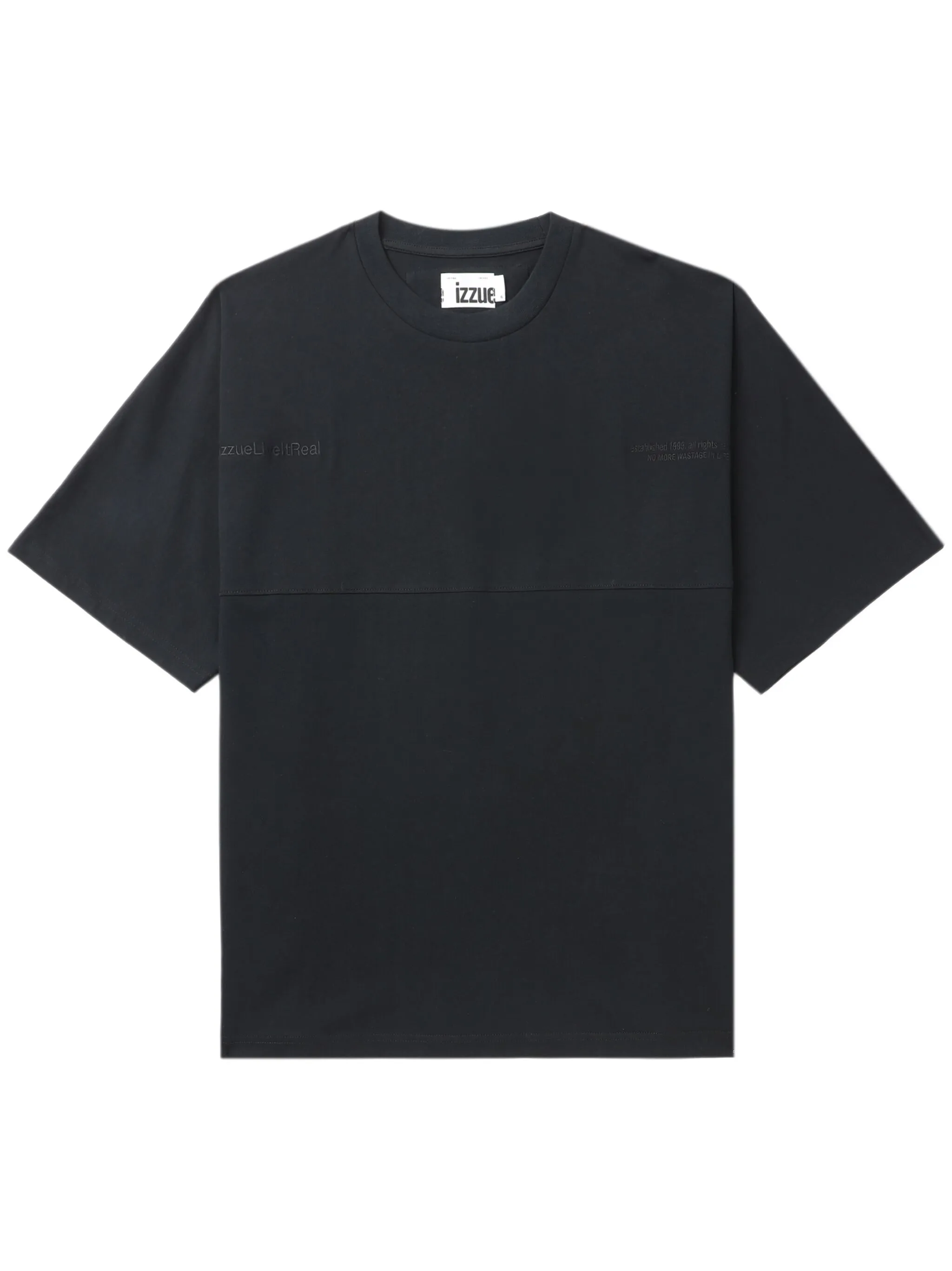 

Футболка с вышитым логотипом Izzue, черный