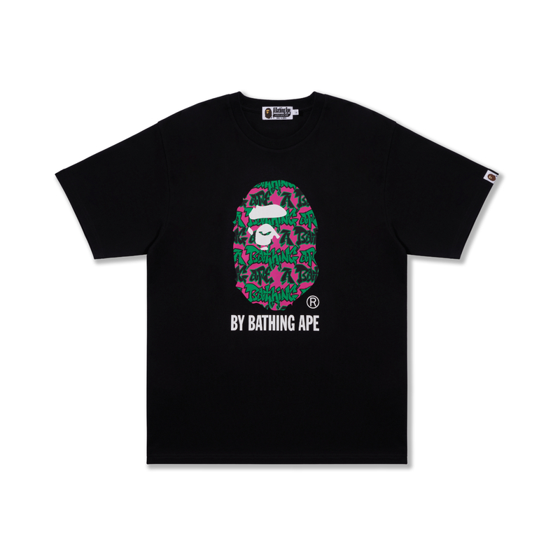 

Футболка Bape с граффити принтом от A BATHING APE, черная