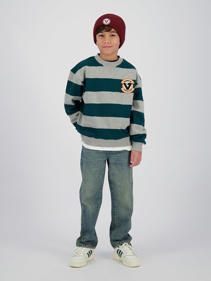 

Vingino Толстовка "Nikos" бирюзово-серого цвета