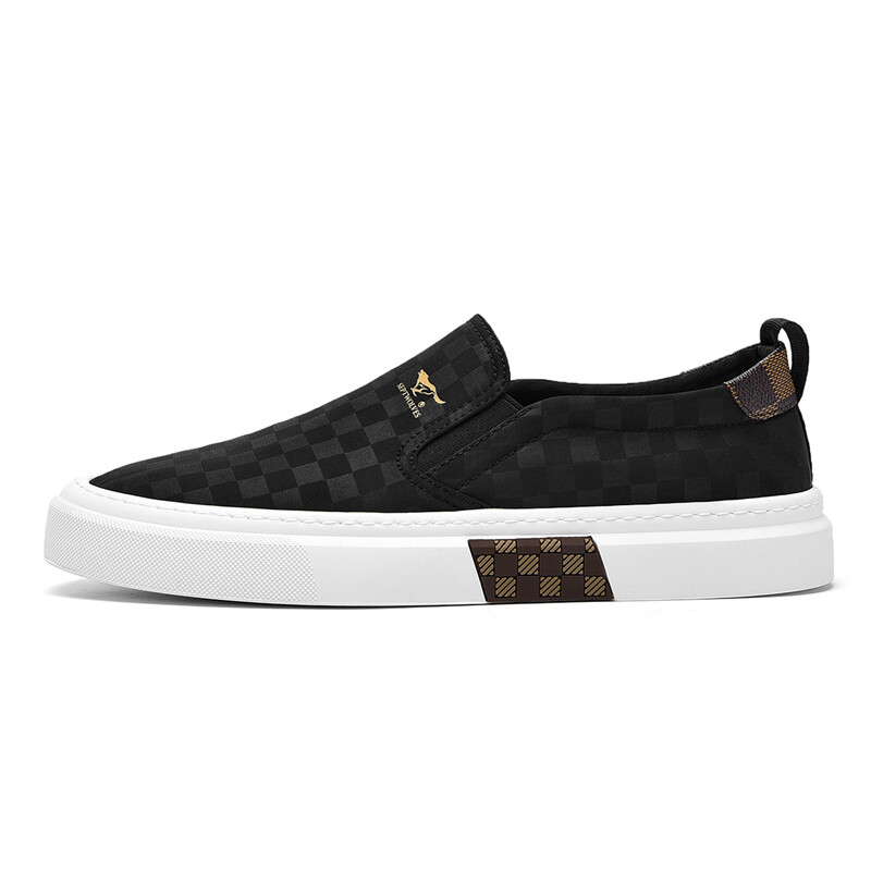 

Холщовые кеды мужские низкие Septwolves, цвет Black & Brown (Standard Shoe Size)