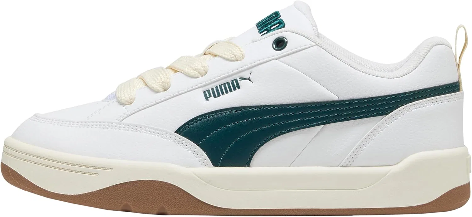Кроссовки унисекс PUMA Park Lifestyle Schuhe Turnschuhe 395084 01, Puma White Green Terrain