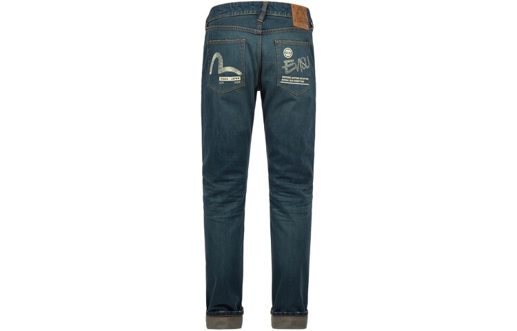 

Джинсы мужские деним синие Evisu, синий