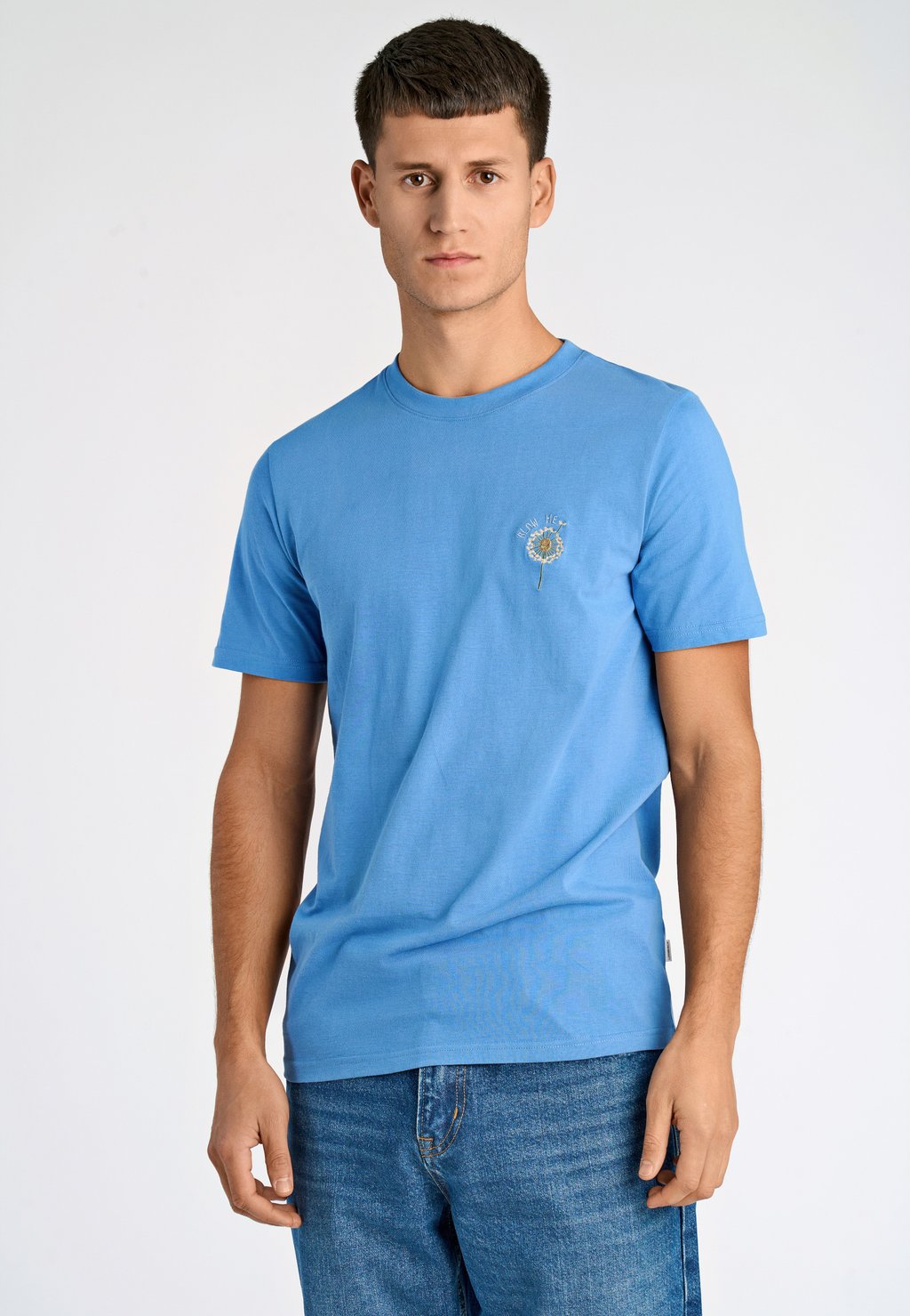 

Футболка с принтом EMBROIDERY TEE Lindbergh, синий