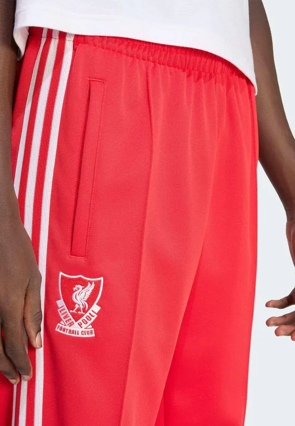 Оригинальные спортивные штаны футбольного клуба «ливерпуль» Adidas Originals, Pure Ruby — фото 3