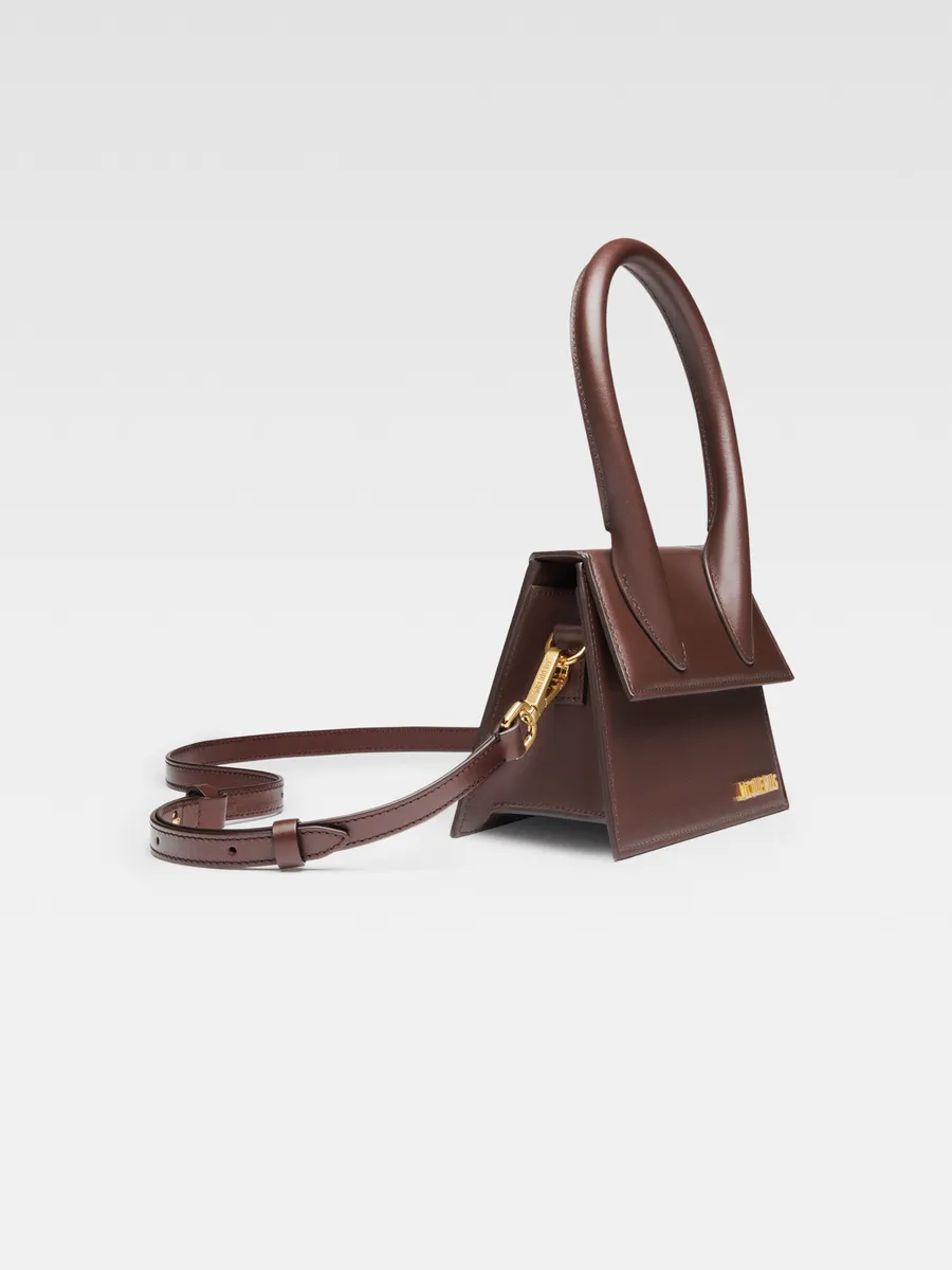 

Фирменная сумочка Ле Чикито мойен Jacquemus, коричневый
