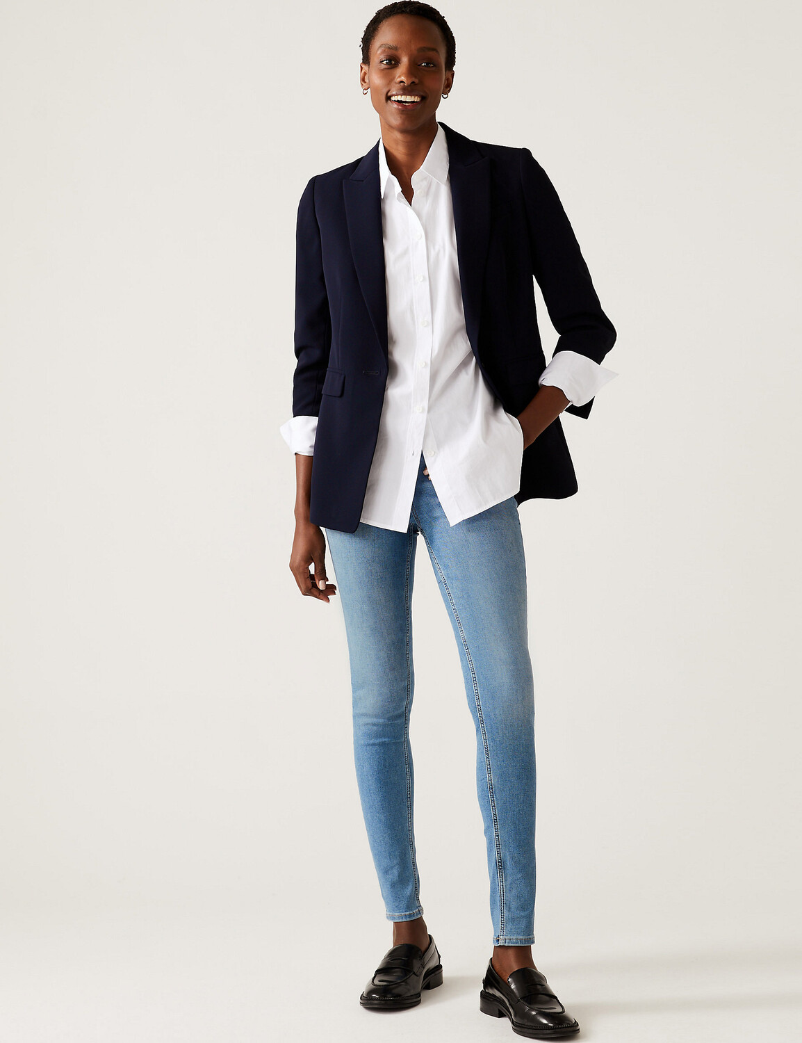 

Джинсы скинни Ivy Supersoft с высокой талией Marks & Spencer