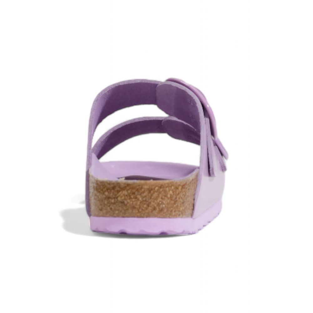 Сандалии из фиолетовой кожи Vegana Birkenstock — фото 4