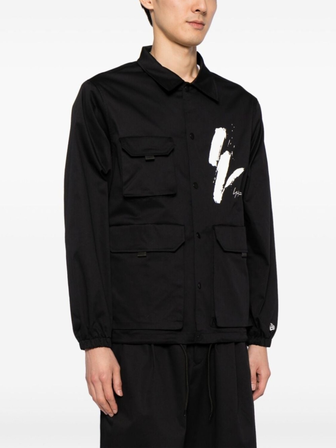 Куртка Yohji Yamamoto x New Era Logo Print, черный