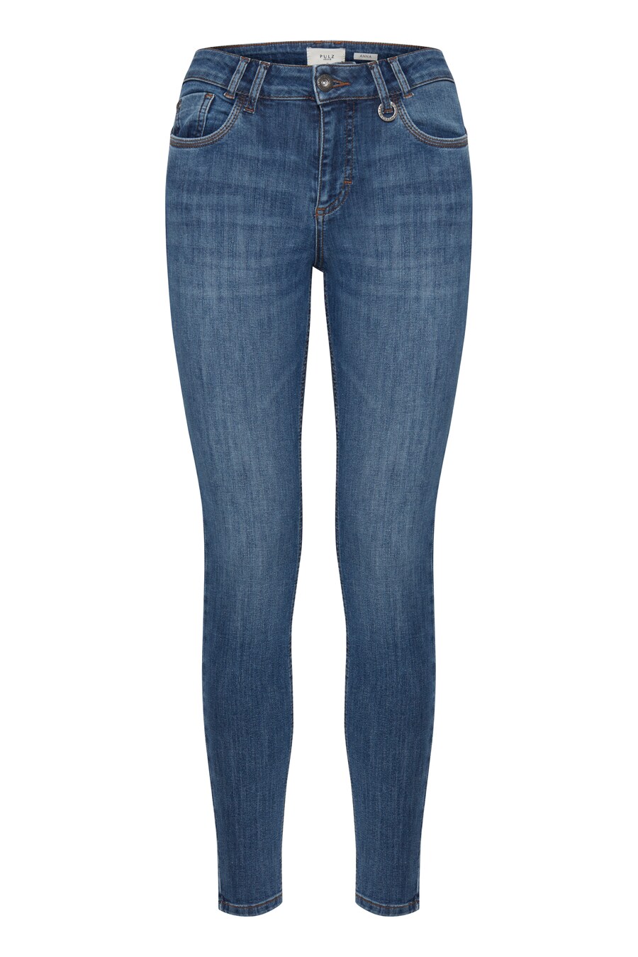 

Узкие джинсы PULZ Jeans Zanna, синий деним