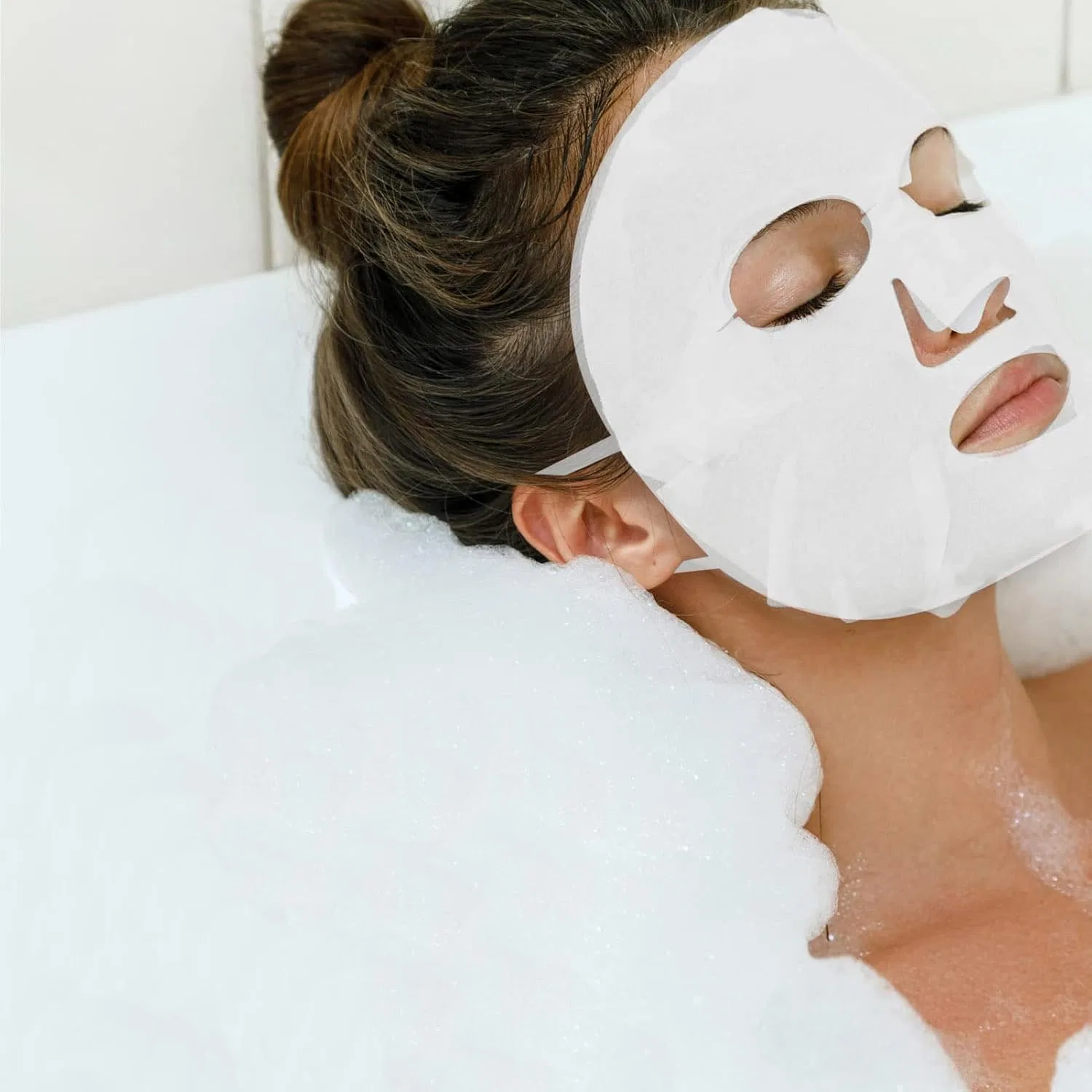 Маска для лица — Силиконовая , белый, No brand — фото 4