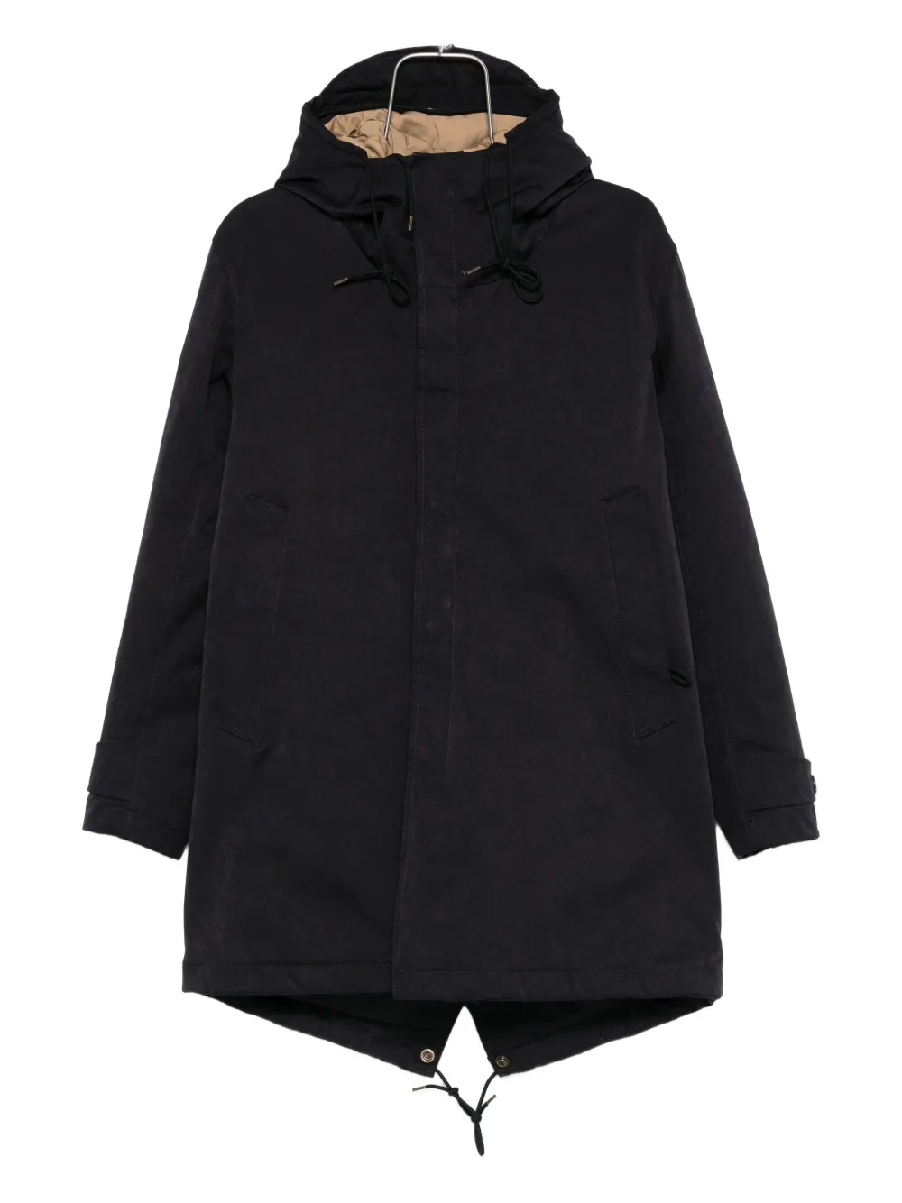 

Парка с капюшоном Ten C, синий