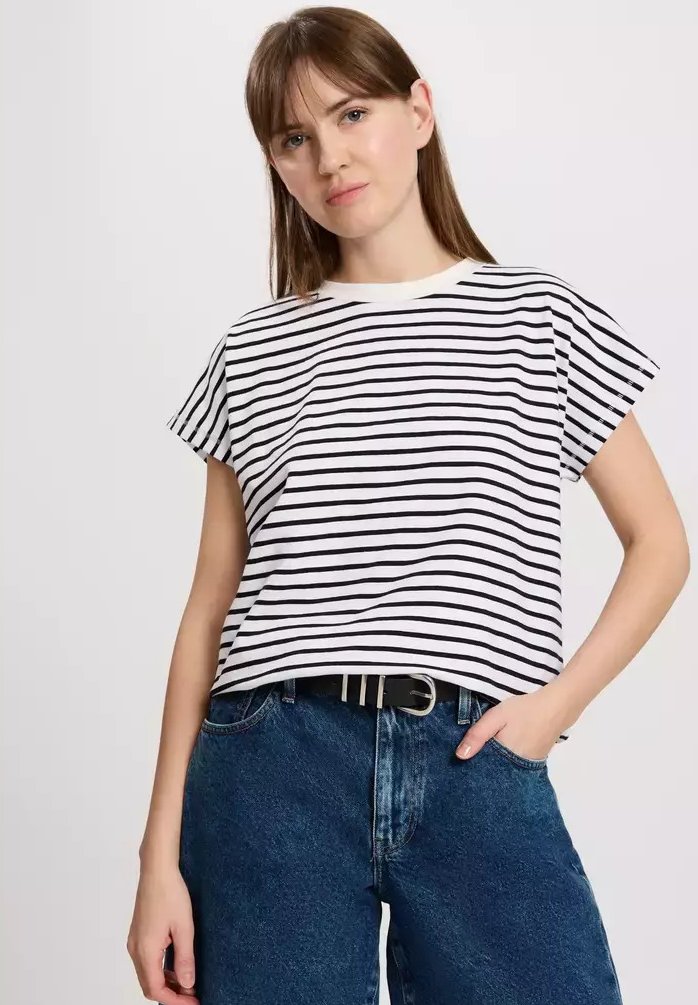 

Футболка с принтом W PASKI Cross Jeans, белый