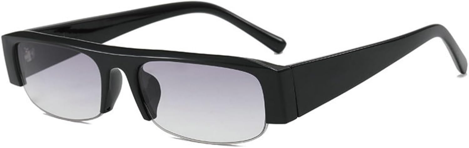 

Солнцезащитные очки Willochra Small Y2k узкой прямоугольной формы для женщин и мужчин в стиле ретро 90-х, узкие, в полуободковой оправе, квадратные, с защитой от УФ-излучения UV400, C7