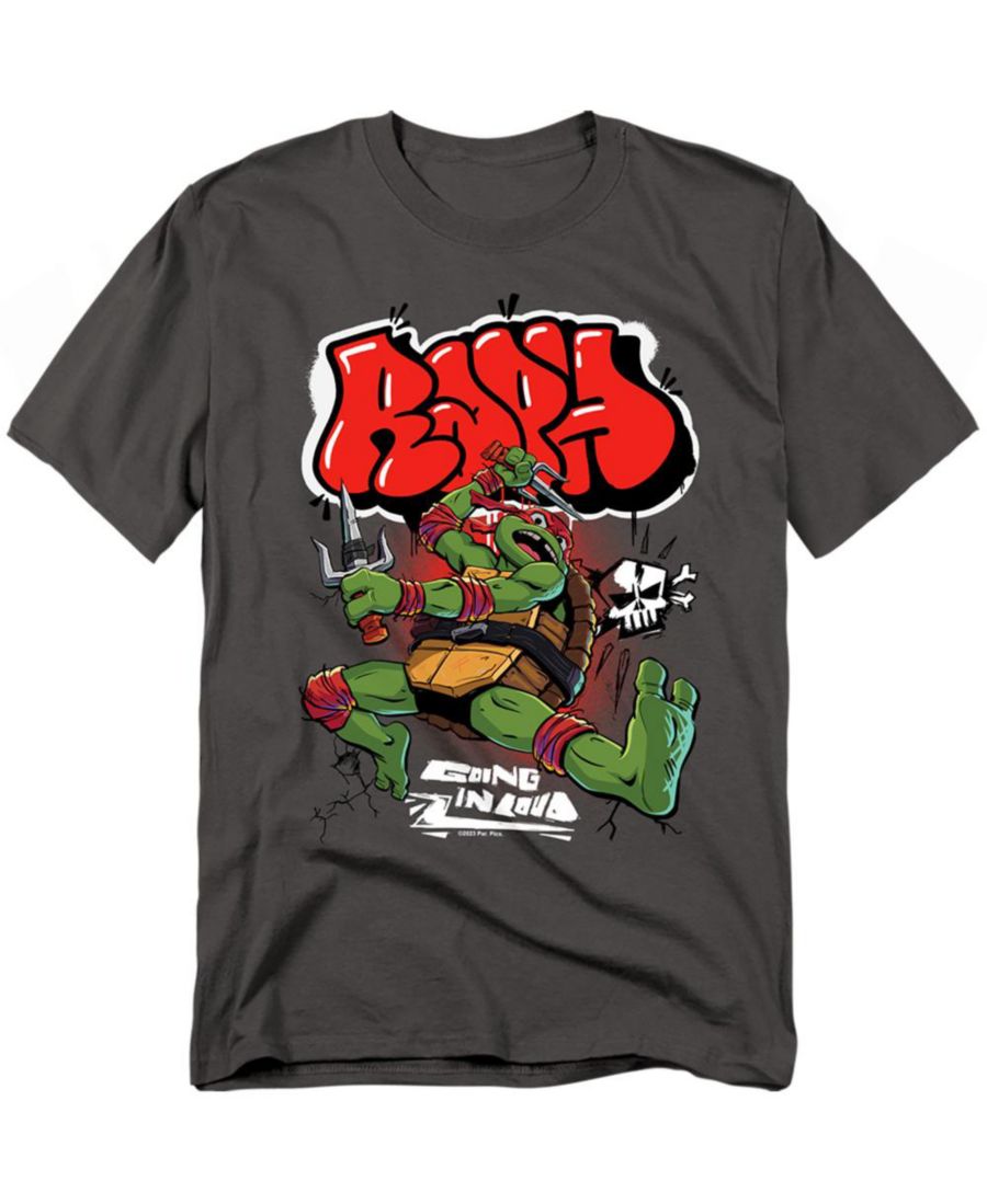 

Мужская футболка TMNT Mutant Mayhem Raph Ninja TEENAGE MUTANT NINJA TURTLES, Charcoal, Черный, Мужская футболка TMNT Mutant Mayhem Raph Ninja TEENAGE MUTANT NINJA TURTLES, Charcoal