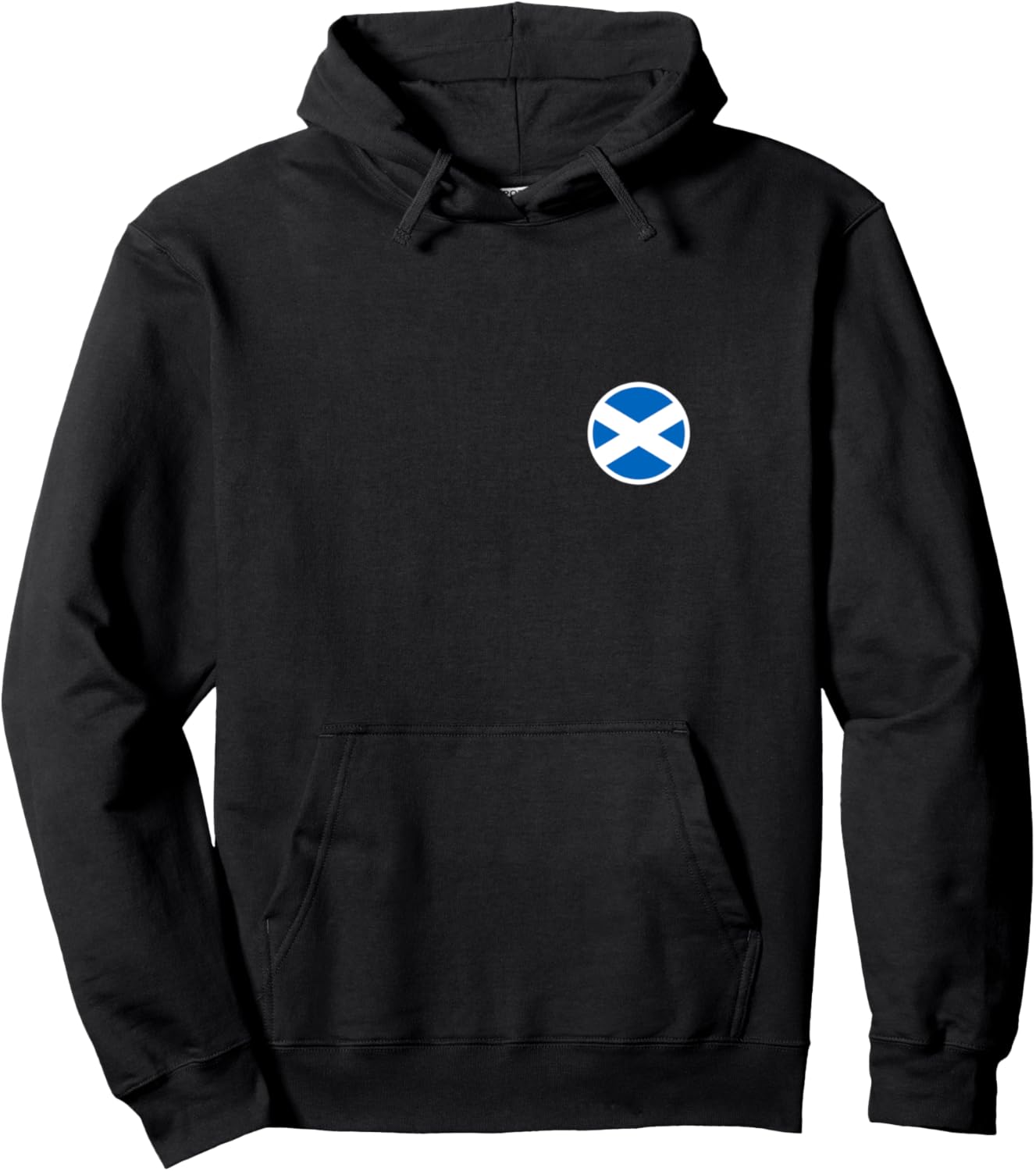 

Толстовка с изображением флага Шотландии Scotland, черный