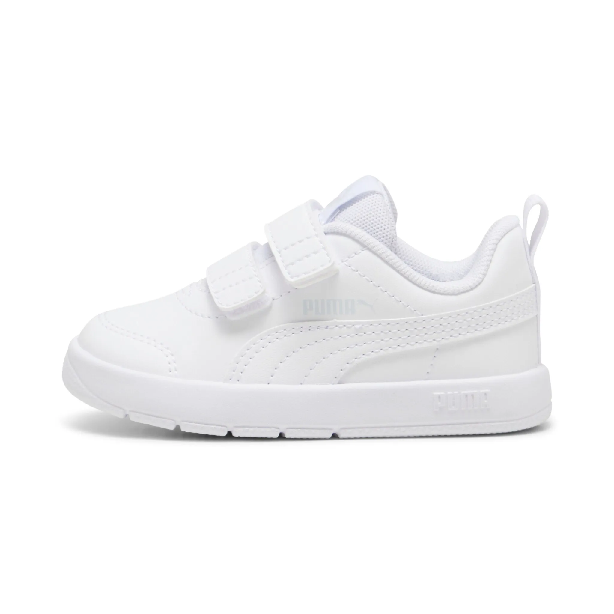 Кроссовки PUMA "COURTFLEX V3 V INF", детские, серебристый — фото 2
