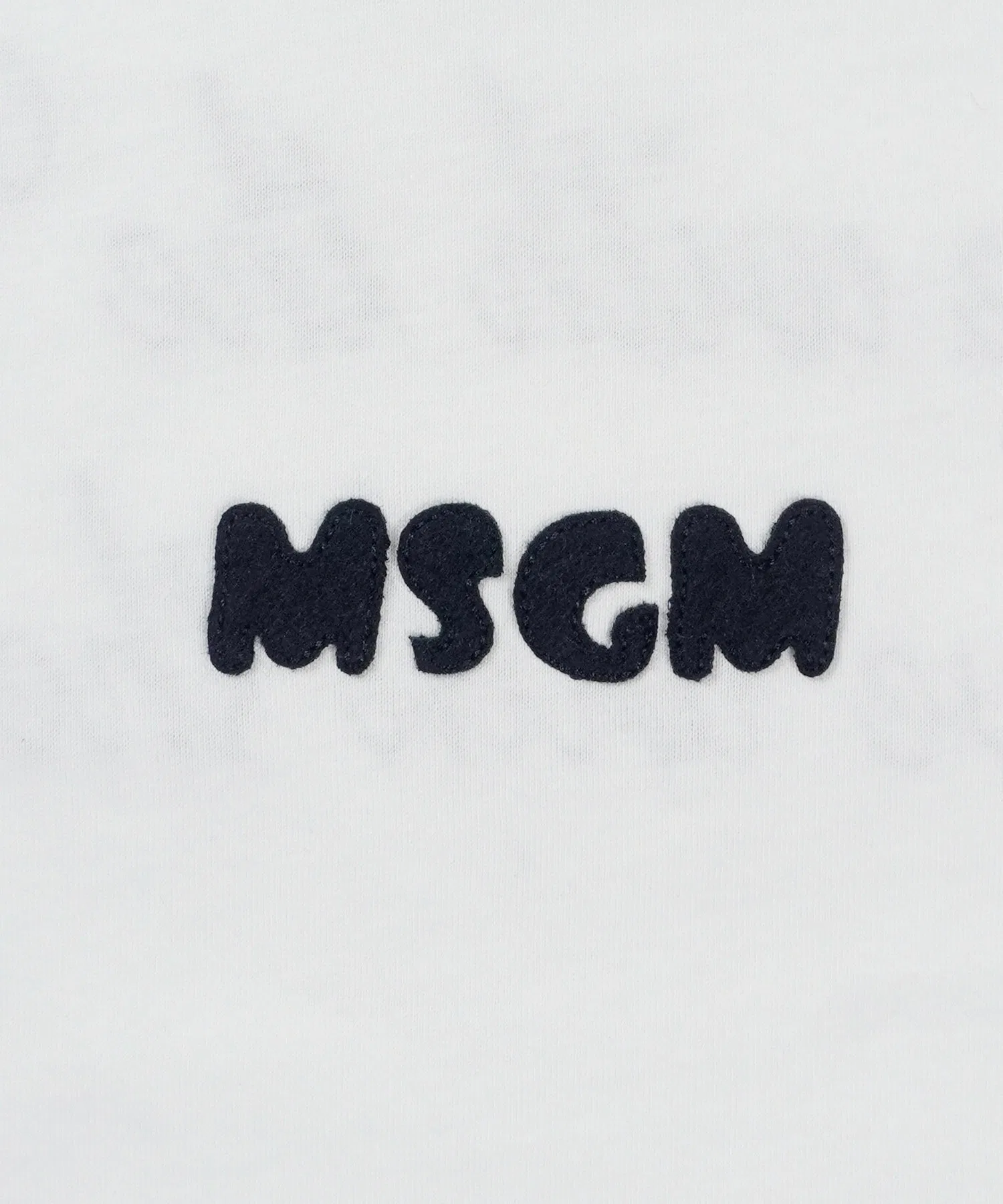 Детская футболка MSGM KIDS с логотипом тёмно-синяя — фото 3