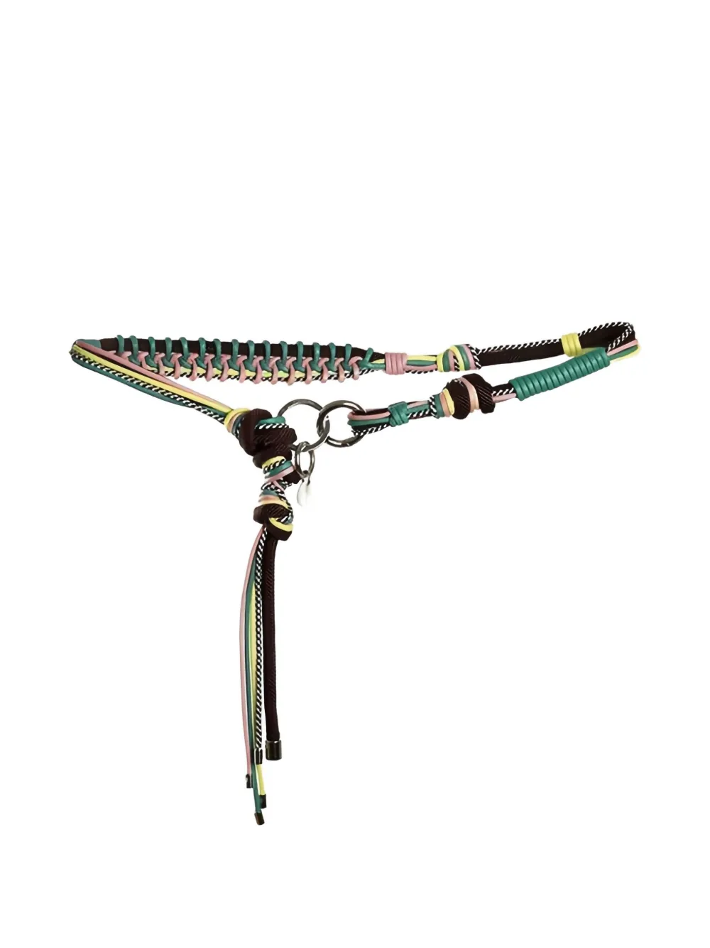 

Пояс из плетеного шнура Kashura, зеленый