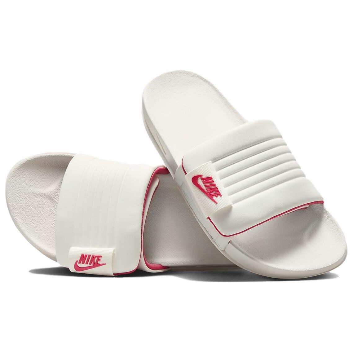 Шлепанцы Offcourt Adjust Slide женские парусные белые / фиолетово-розовые Nike — фото 4
