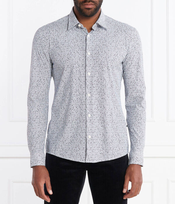 

Рубашка Boss P-Roan Slim Fit, белый